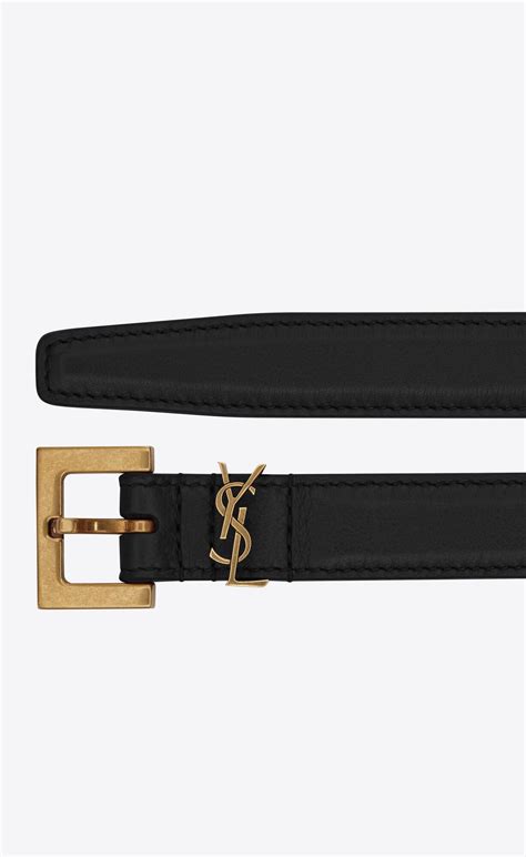 cintura piccola ysl|Cinture Saint Laurent donna .